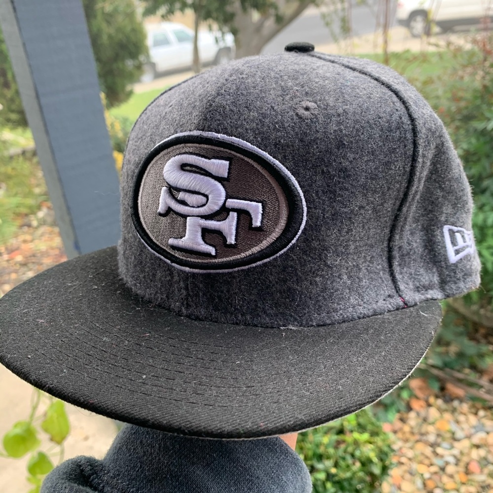 🔥 New Era NFL SF Fitted Hat sz7 1/8
